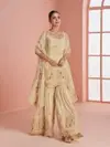 Kts 10127 Vichitra Silk With Embroidery Work Sharara Suit At Wholesale Price